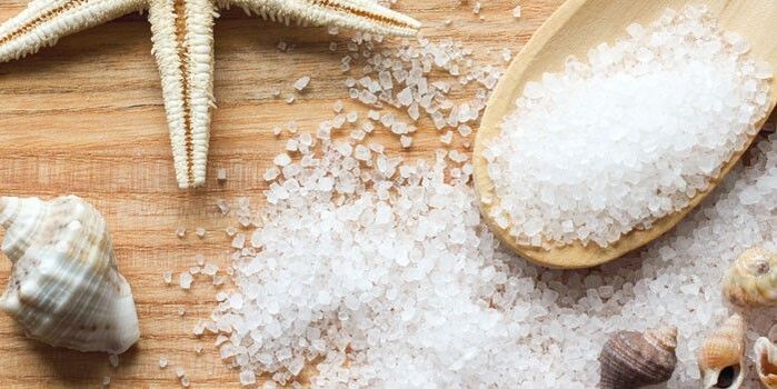 salt baths against fungus